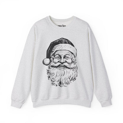 Women’s Heavy Sweatshirt – Vintage Santa Design | Classic and Cozy Holiday Pullover