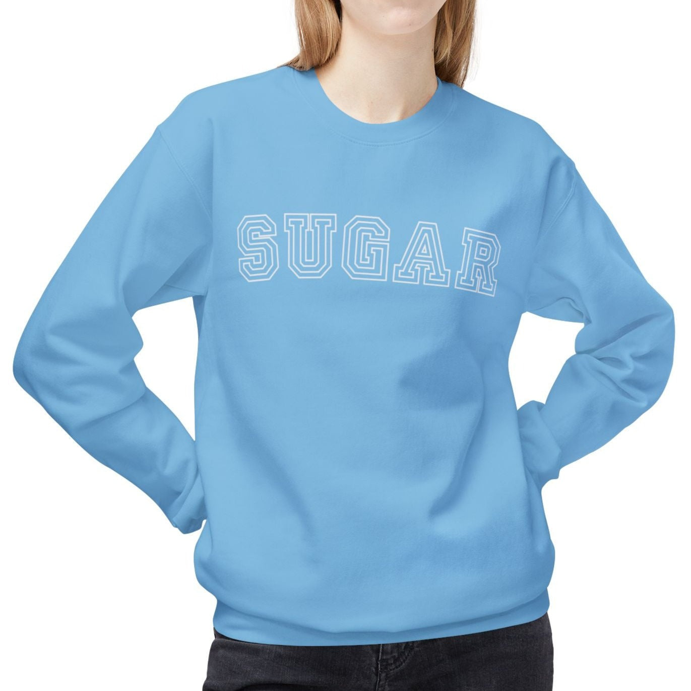 Women's Midweight Sweatshirt - "Sugar" Graphic Pullover