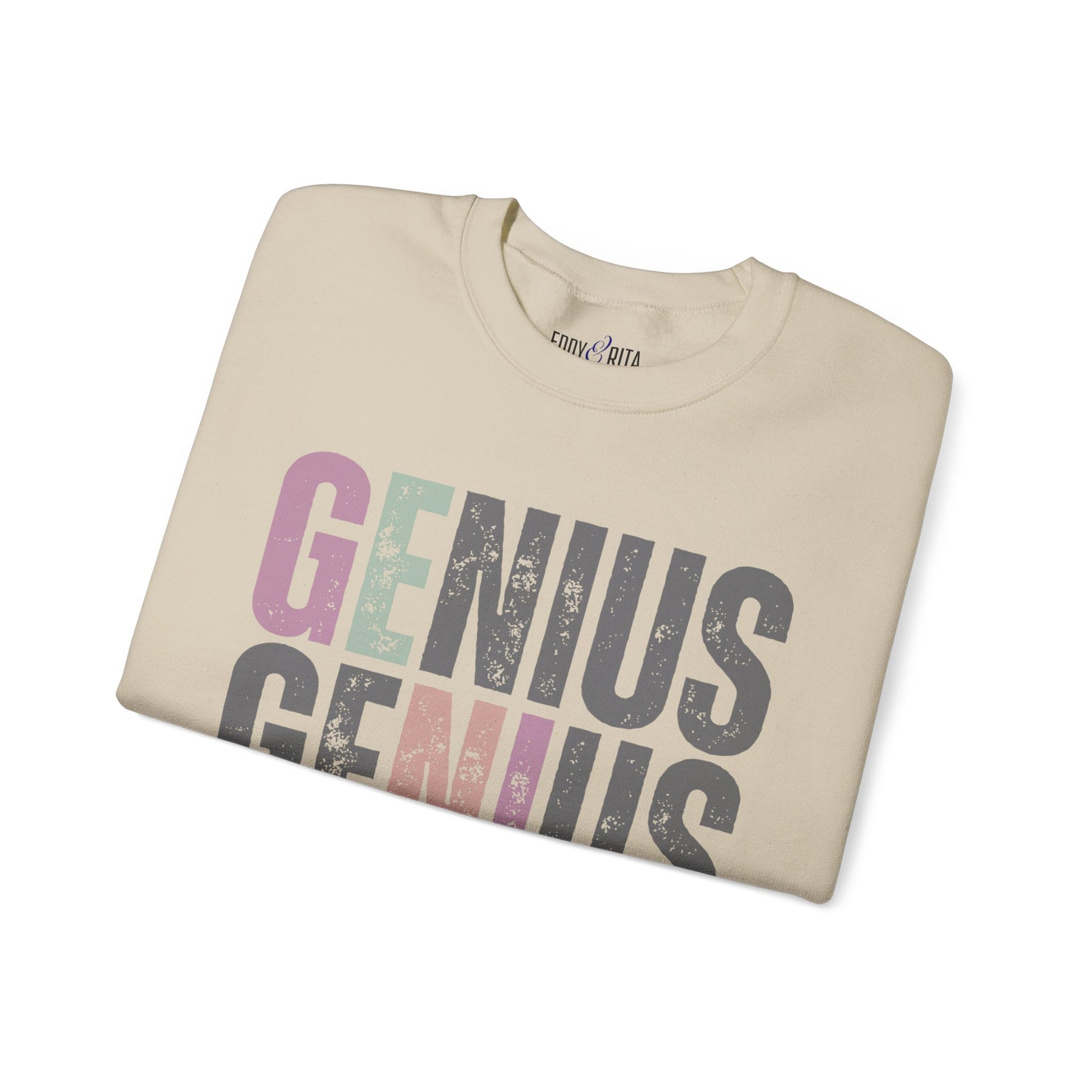 Trendy Genius Women's Sweatshirt - Eddy and Rita