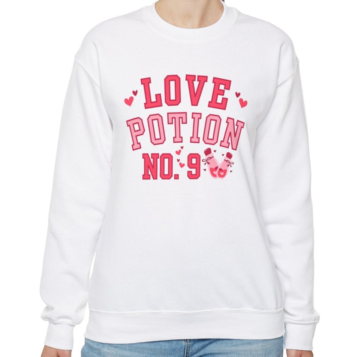 Love Potion No. 9 Chic Women's Sweatshirt - Cozy Comfort with a Touch of Magic - Eddy and Rita