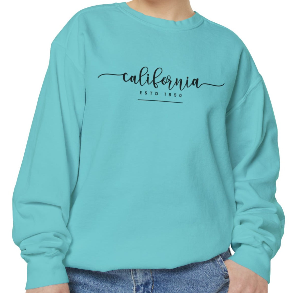 California Dreaming - Women's Comfort Colors Sweatshirt - West Coast Vibes- Eddy and Rita