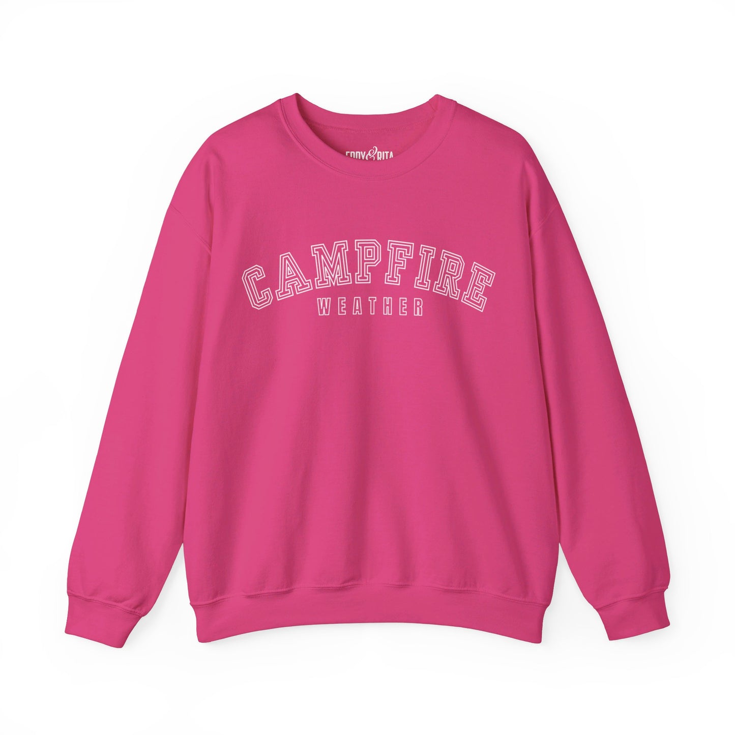 Women's Heavy Blend Sweatshirt – "Campfire Weather" Cozy Graphic Sweatshirt