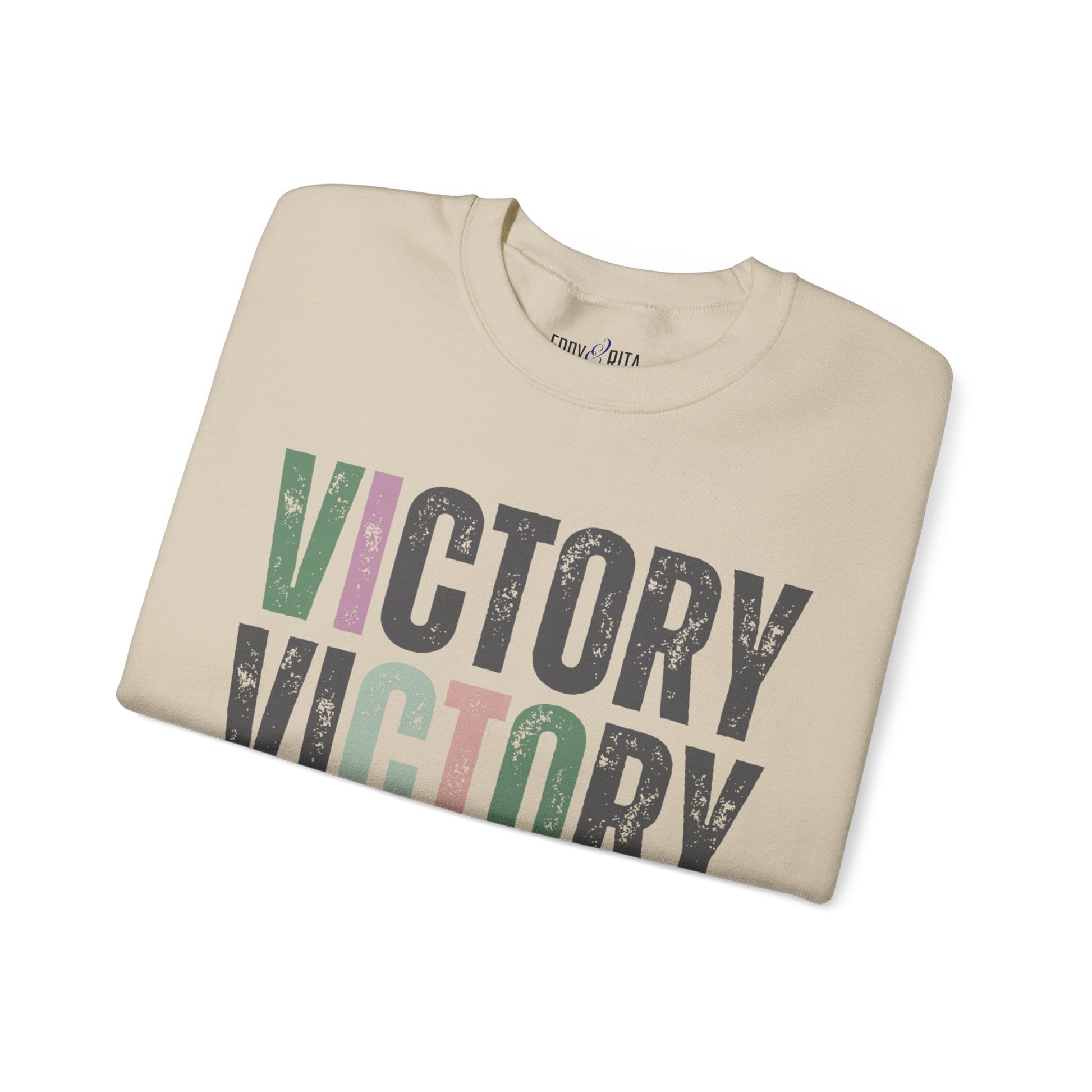 Victory Vibes Women's Comfort Sweatshirt - Eddy and Rita