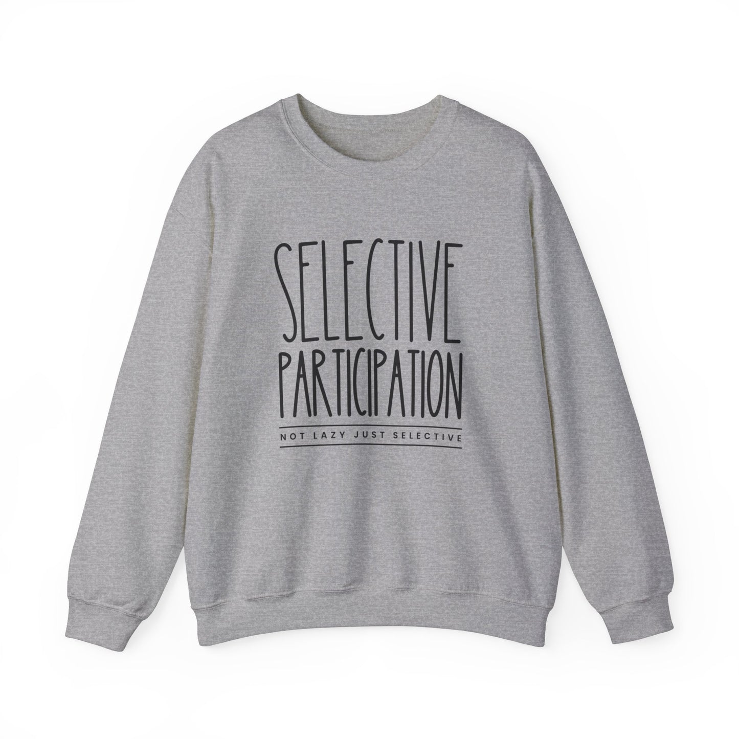 Selective Participation Women's Sweatshirt: Cozy Comfort with Individual Style - Eddy and Rita