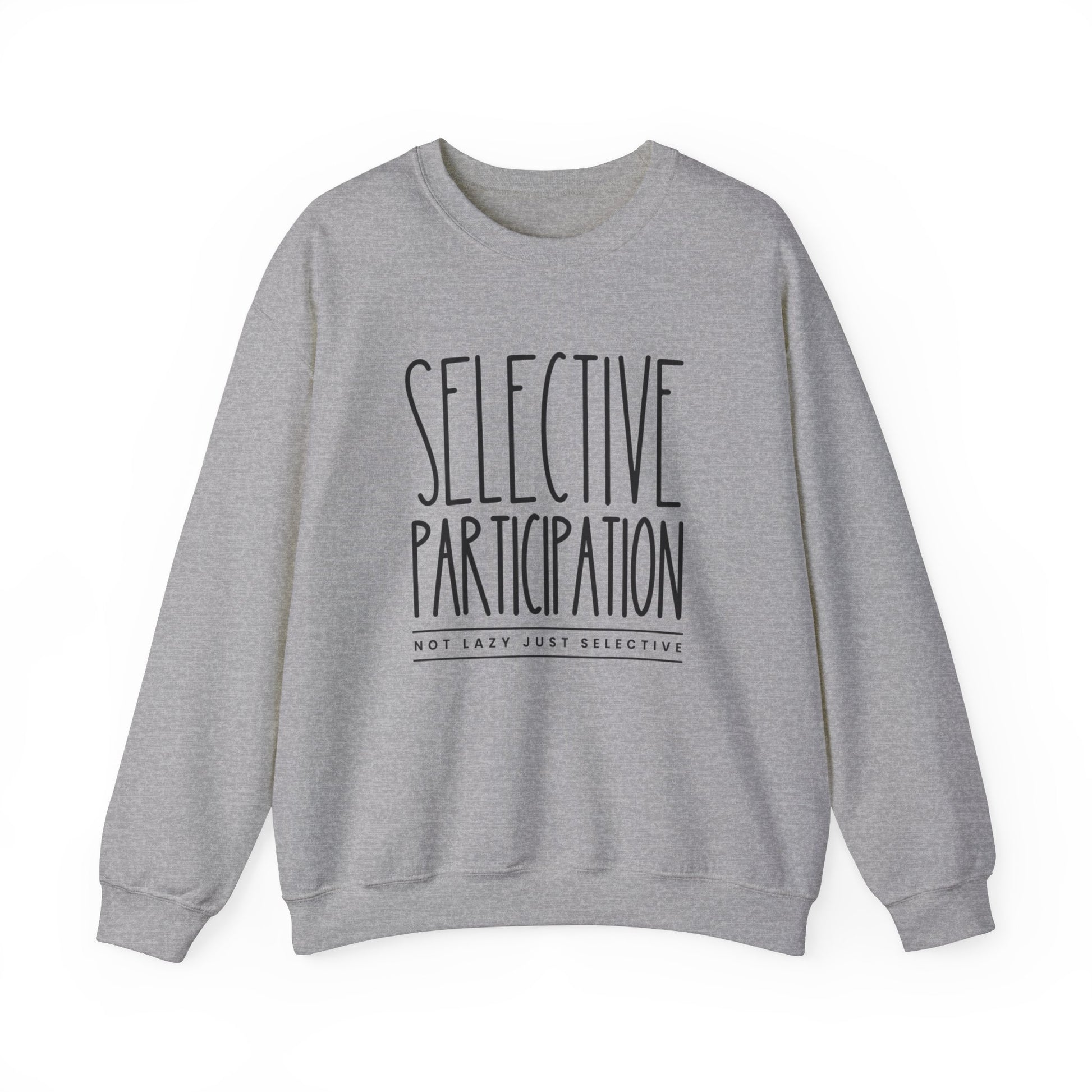 Selective Participation Women's Sweatshirt: Cozy Comfort with Individual Style - Eddy and Rita