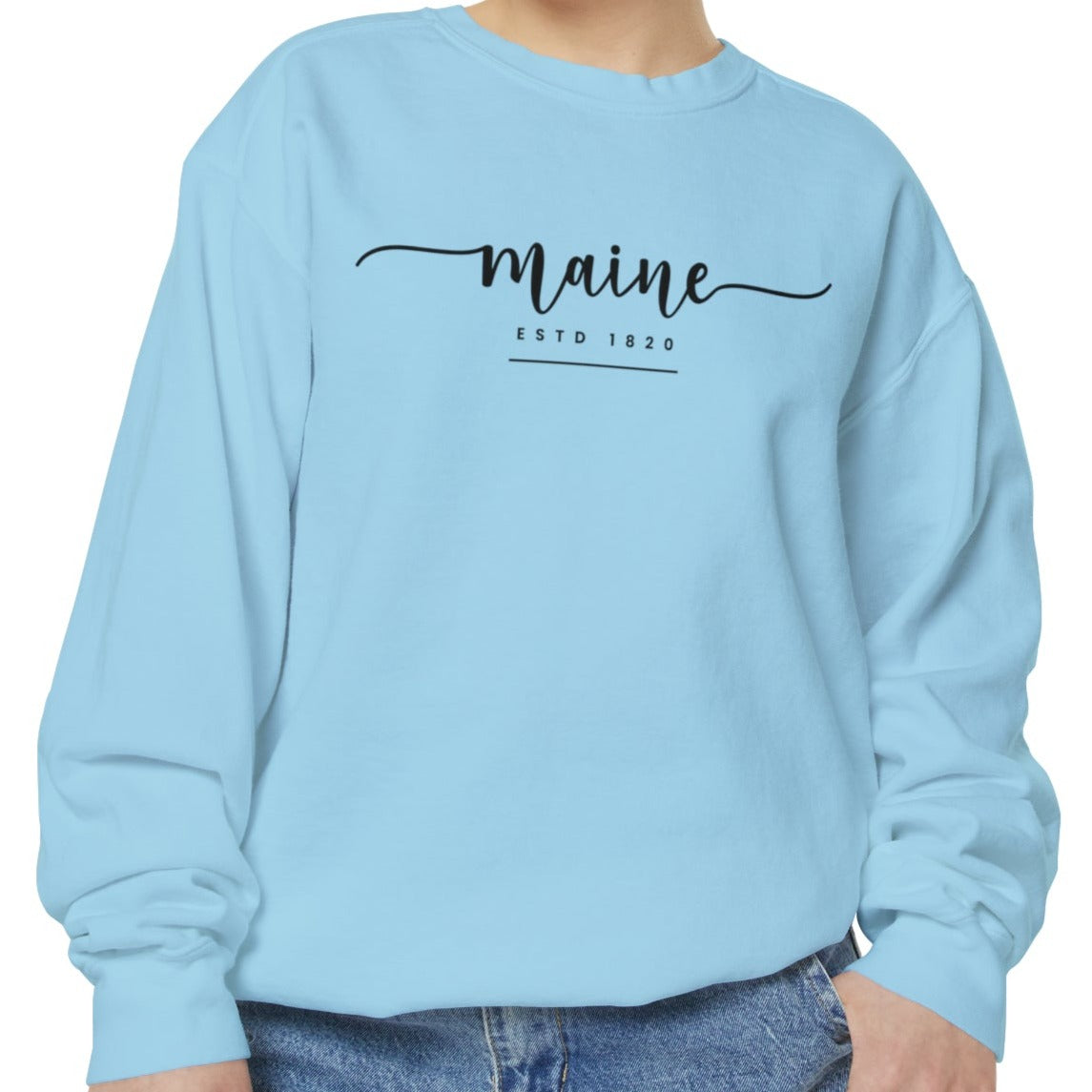 Comfort Colors Women's Sweatshirt - Maine Pride Pullover - Eddy and Rita