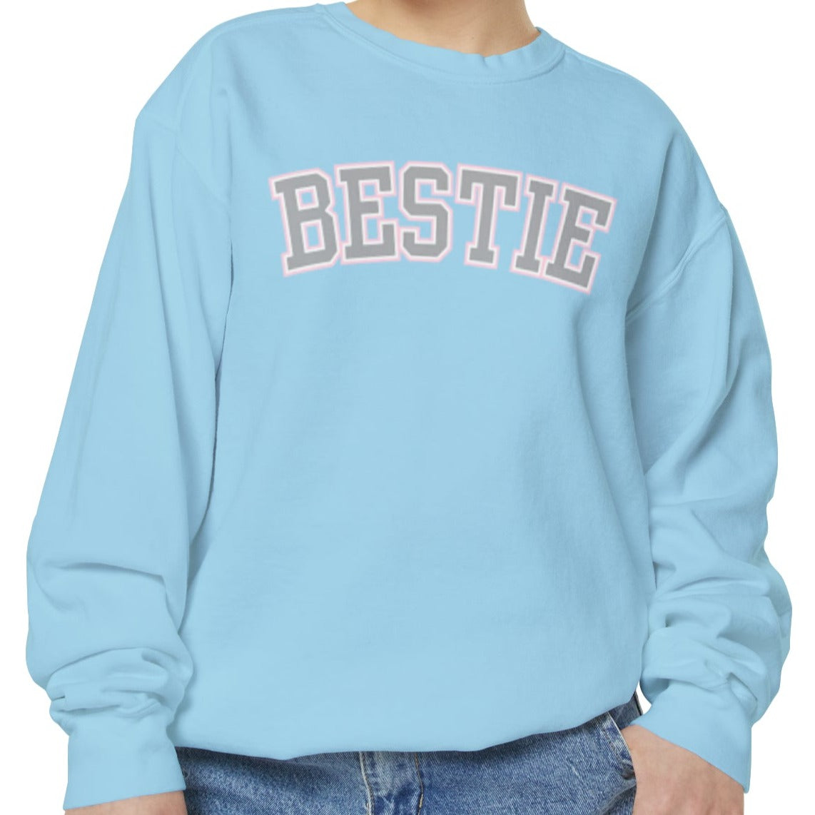 Bestie Bliss Women's Comfort Colors Sweatshirt - Eddy and Rita