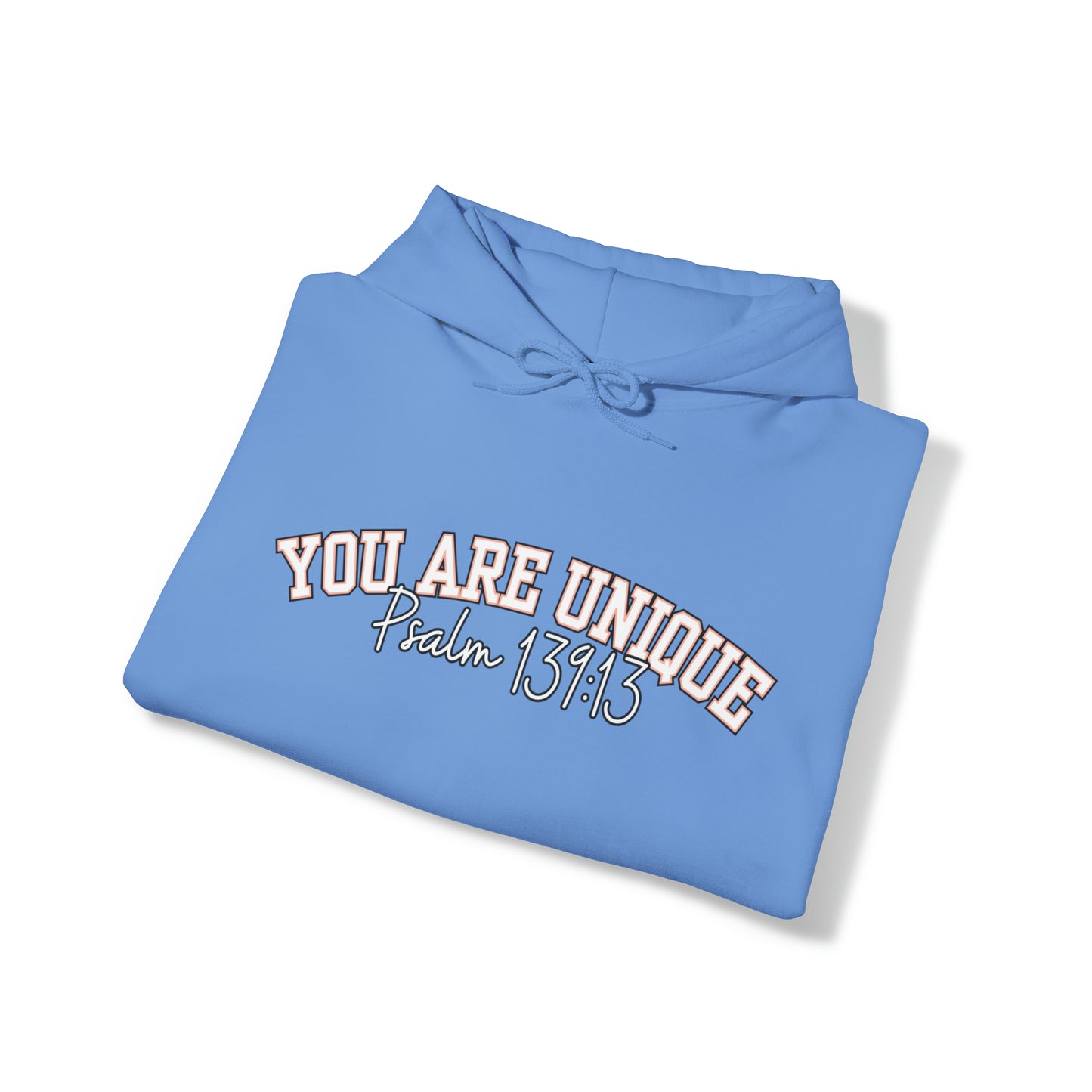 Women's Hoodie with 'You Are Unique - Psalm 139:13' Affirmation - Eddy and Rita