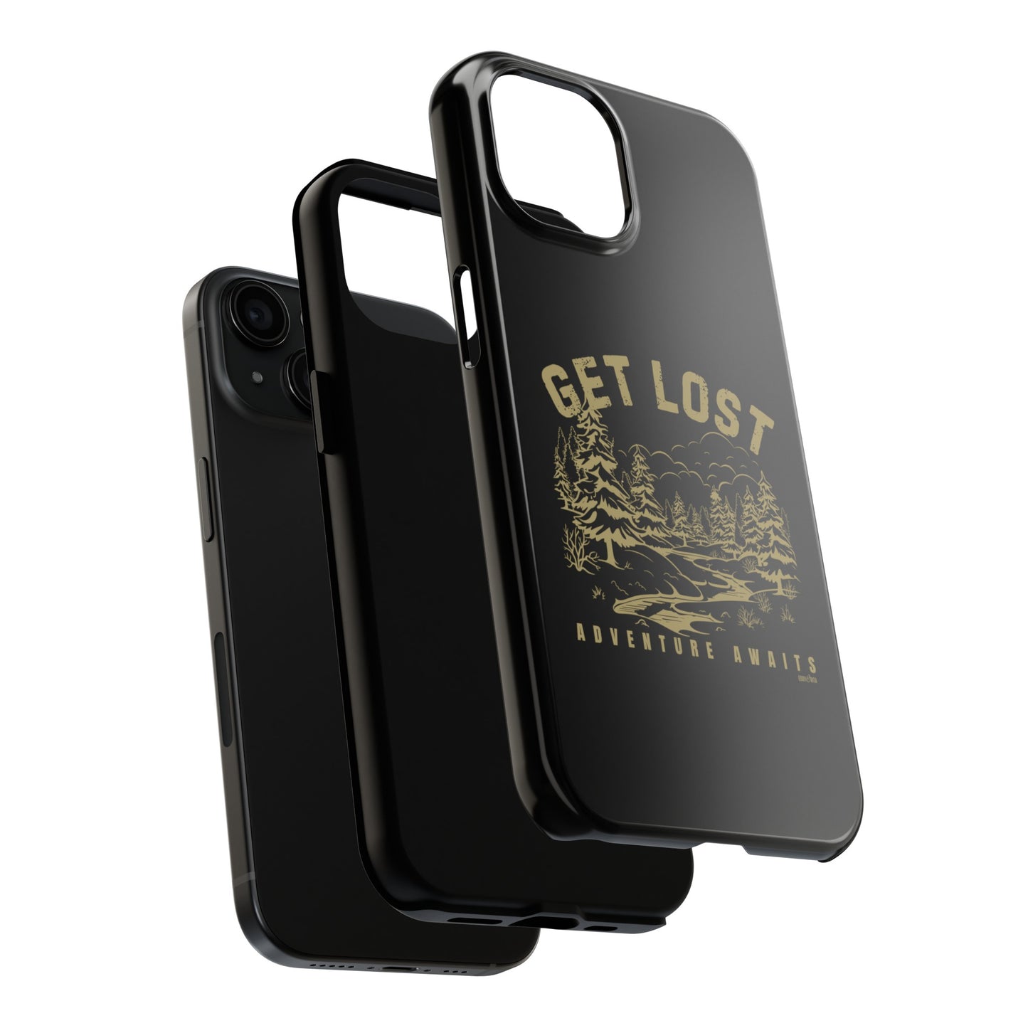 Eddy and Rita "Get Lost" Tough Phone Case - Premium Protective Case with Outdoor Scene for Adventure Seekers