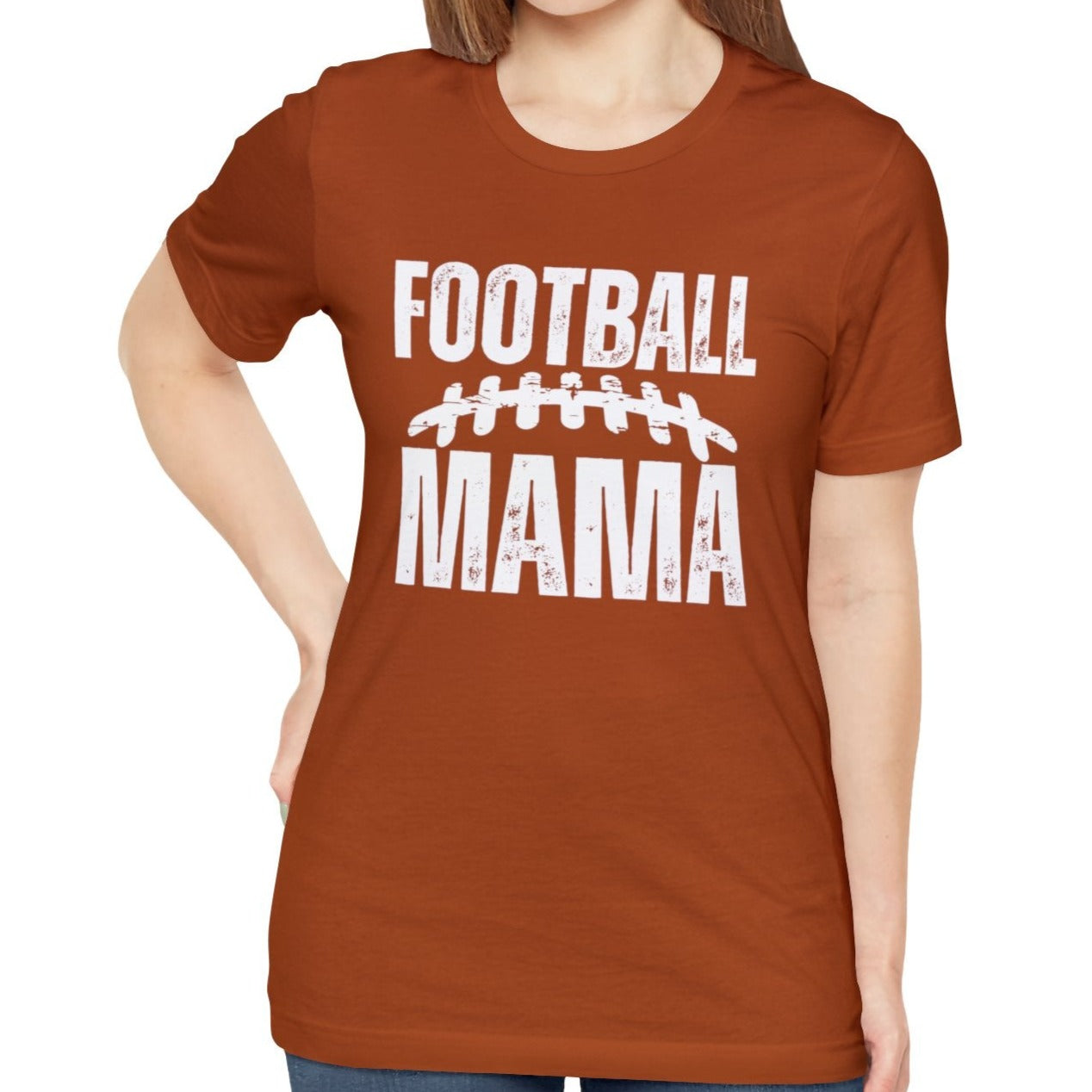 Football Mama Women's Bella Canvas T-shirt - Eddy and Rita