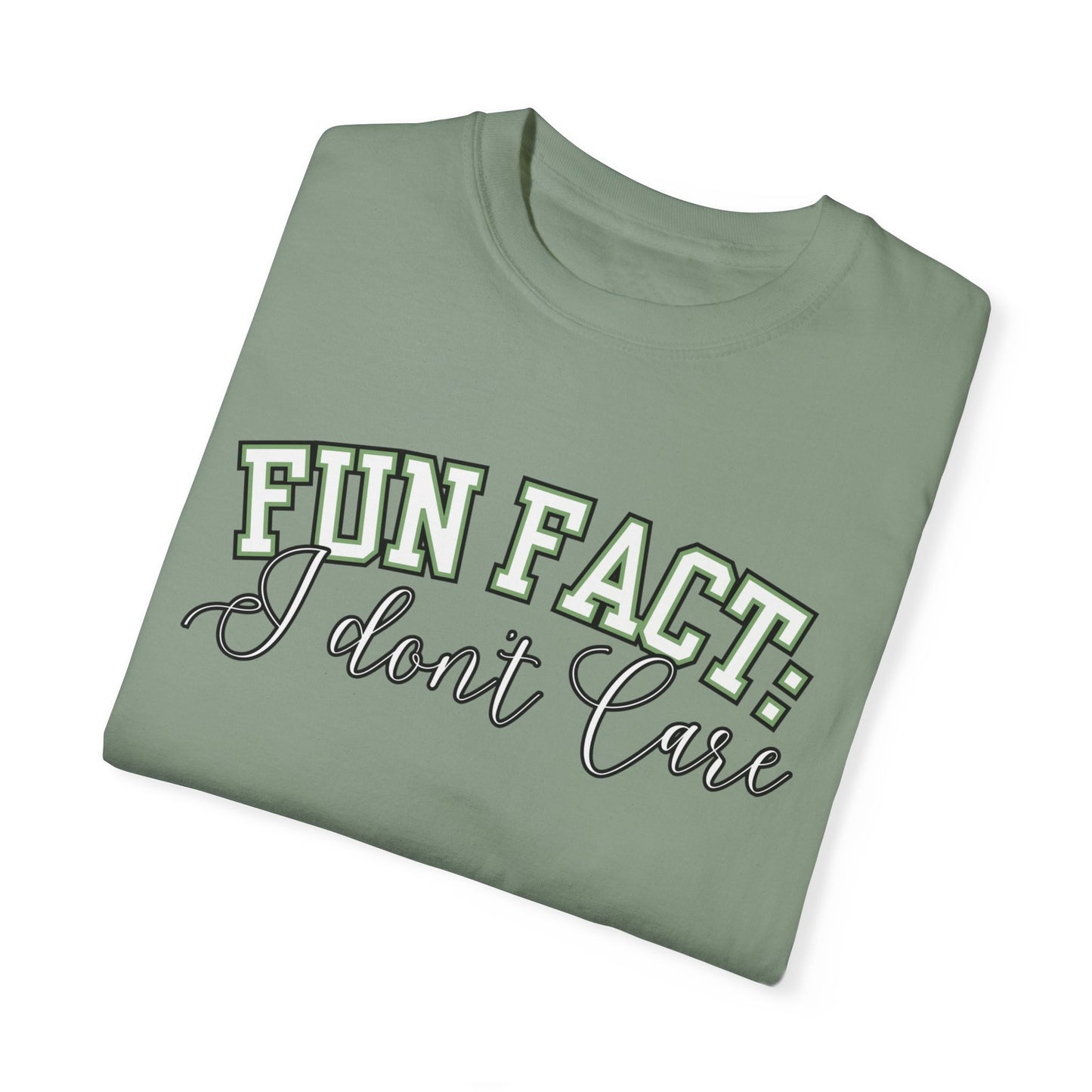 Fun Fact: I Don't Care Tee – Casual Statement Top for Nonchalant Style - Eddy and Rita