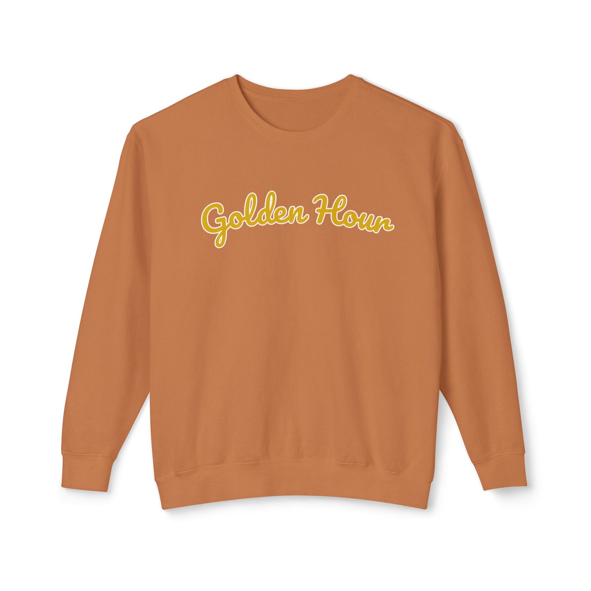 Women's Comfort Colors Lightweight Sweatshirt – "Golden Hour" Soft and Stylish Graphic Sweatshirt