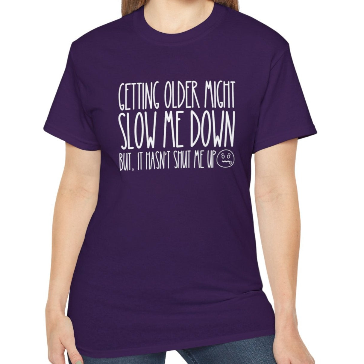 Getting Older, Not Quieter - Ultra Cotton Tee for Women - Eddy and Rita