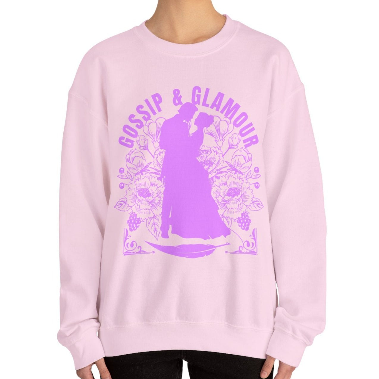 Eddy and Rita Women's Heavy Sweatshirt - "Gossip & Glamour" Bridgerton Tribute - Elegant Graphic Pullover