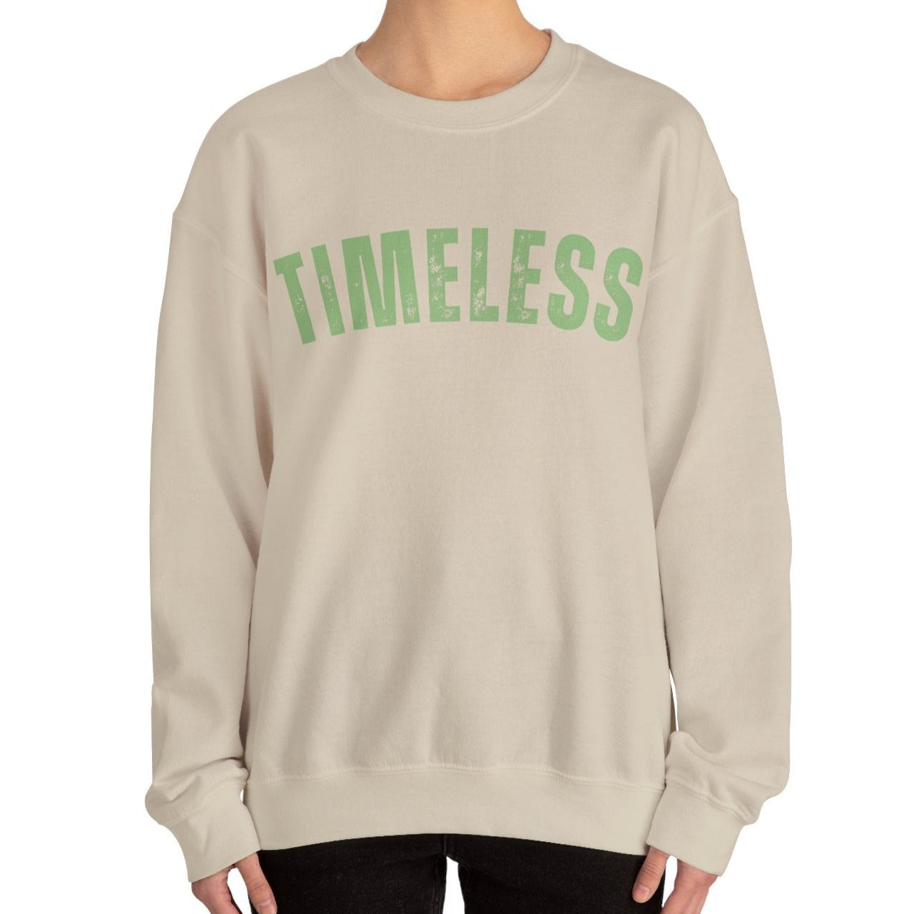 Women's Heavy Sweatshirt - "Timeless" Graphic Pullover