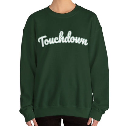 Women's Heavy Blend Sweatshirt – "Touchdown" Sports-Inspired Graphic Sweatshirt