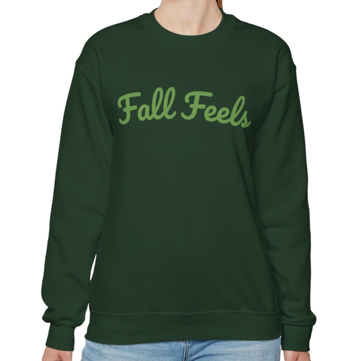 Eddy and Rita Women's Heavy Sweatshirt - "Fall Feels" Cozy Autumn Pullover