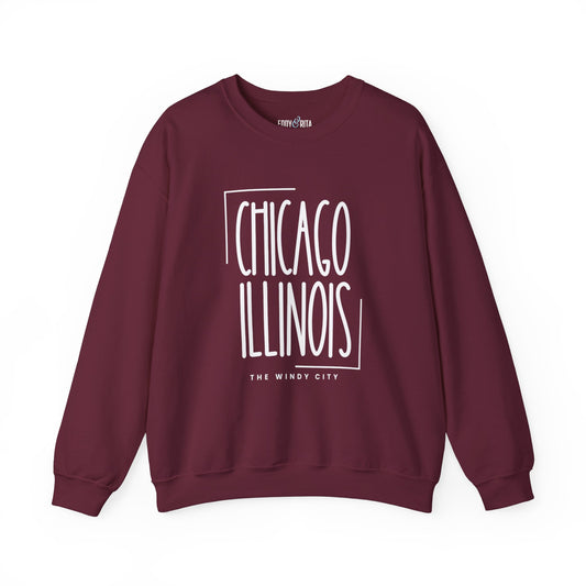 Chicago Illinois Essence: Women's Sweatshirt for Urban Style and Cozy Comfort - Eddy and Rita