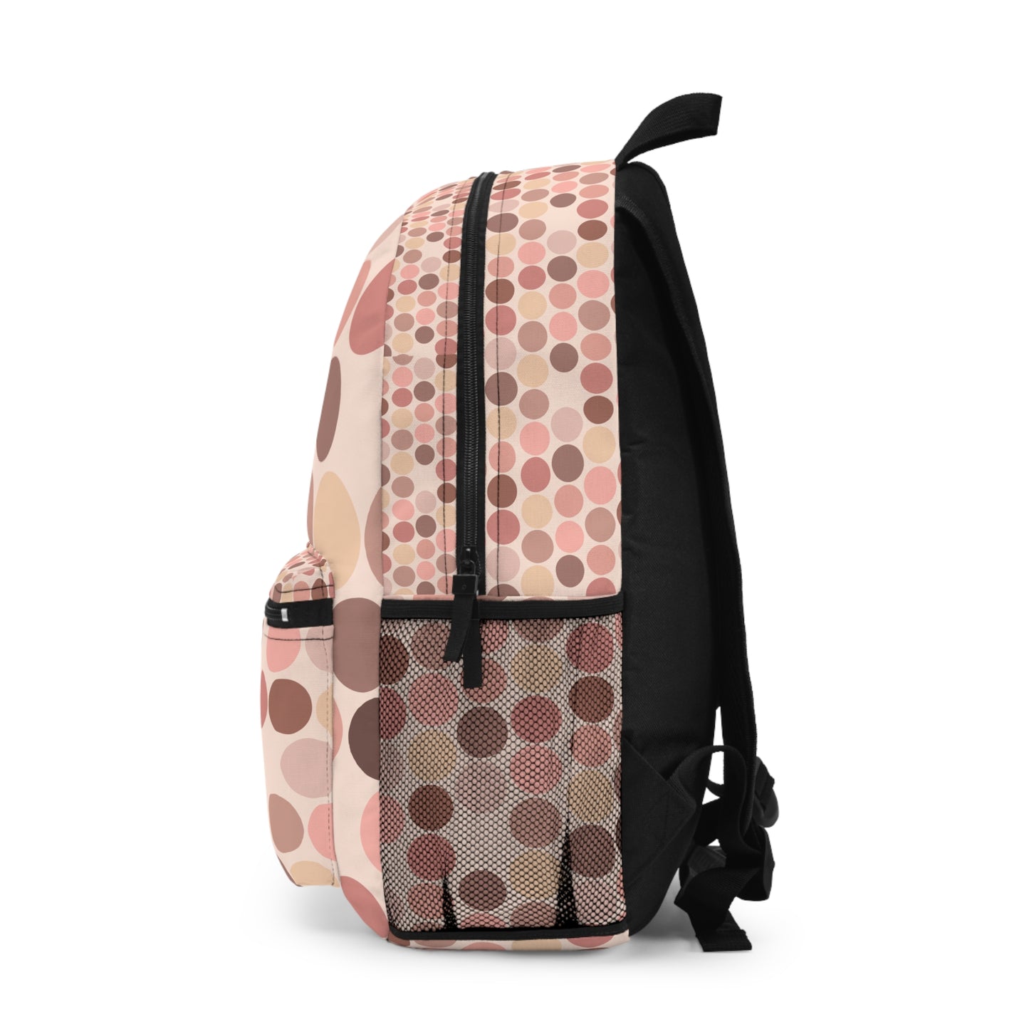 Eddy and Rita Women's Pink Neutral Dotted Backpack - Premium Designer Bag