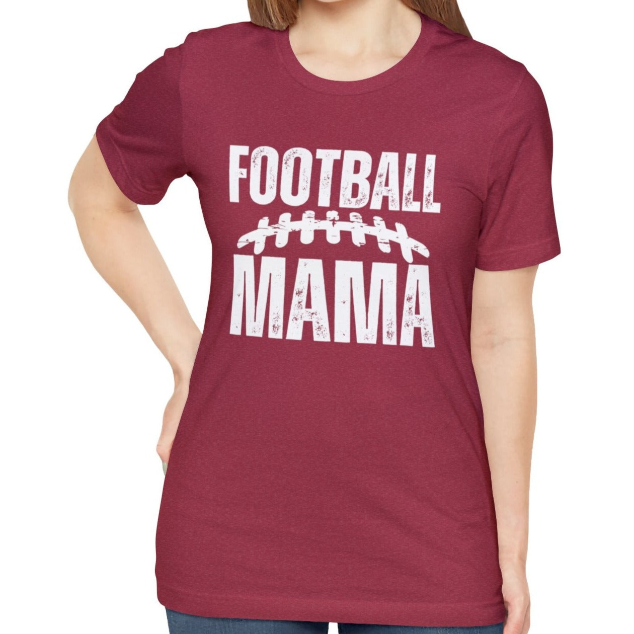 Football Mama Women's Bella Canvas T-shirt - Eddy and Rita