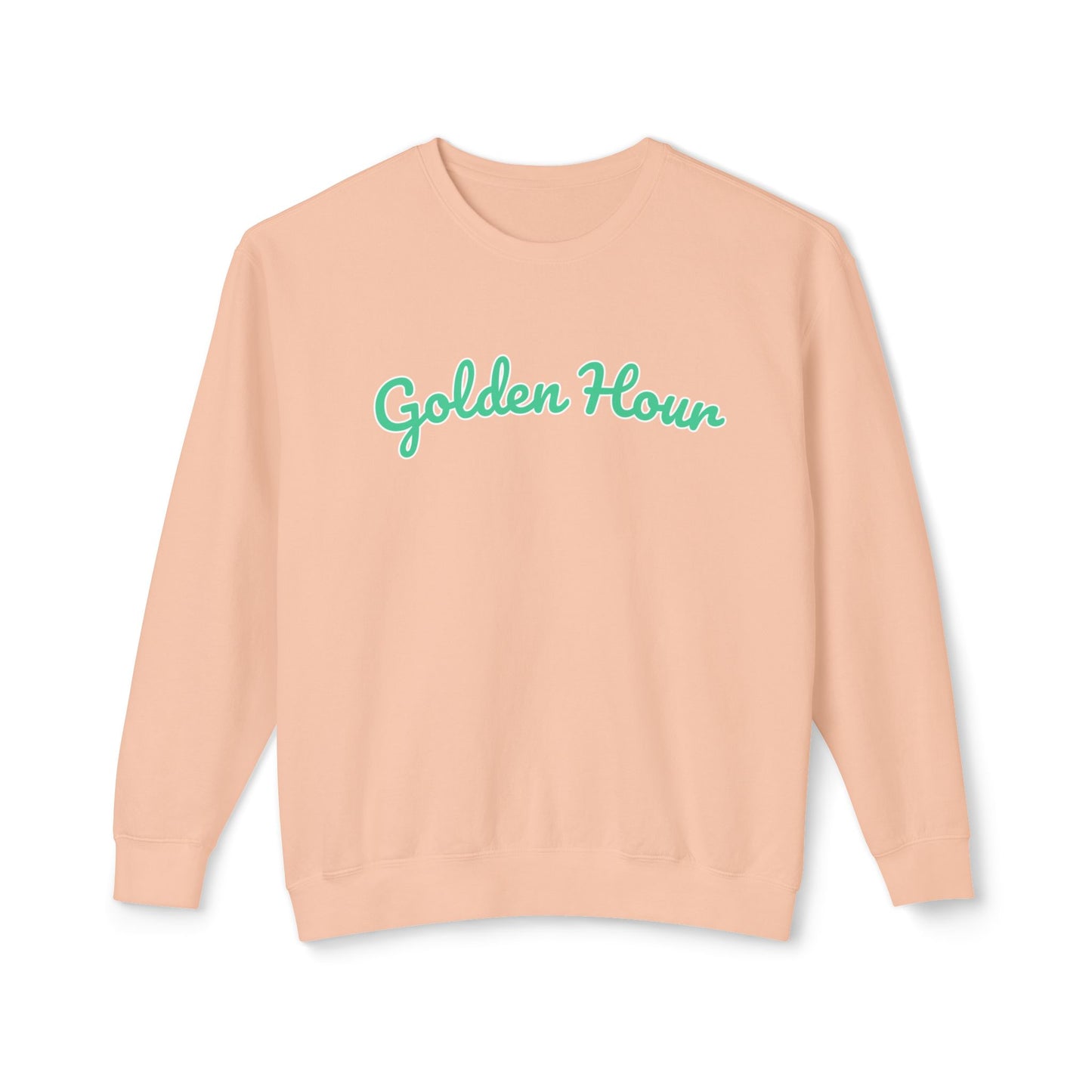 Women's Comfort Colors Lightweight Sweatshirt – "Golden Hour" Soft and Stylish Graphic Sweatshirt