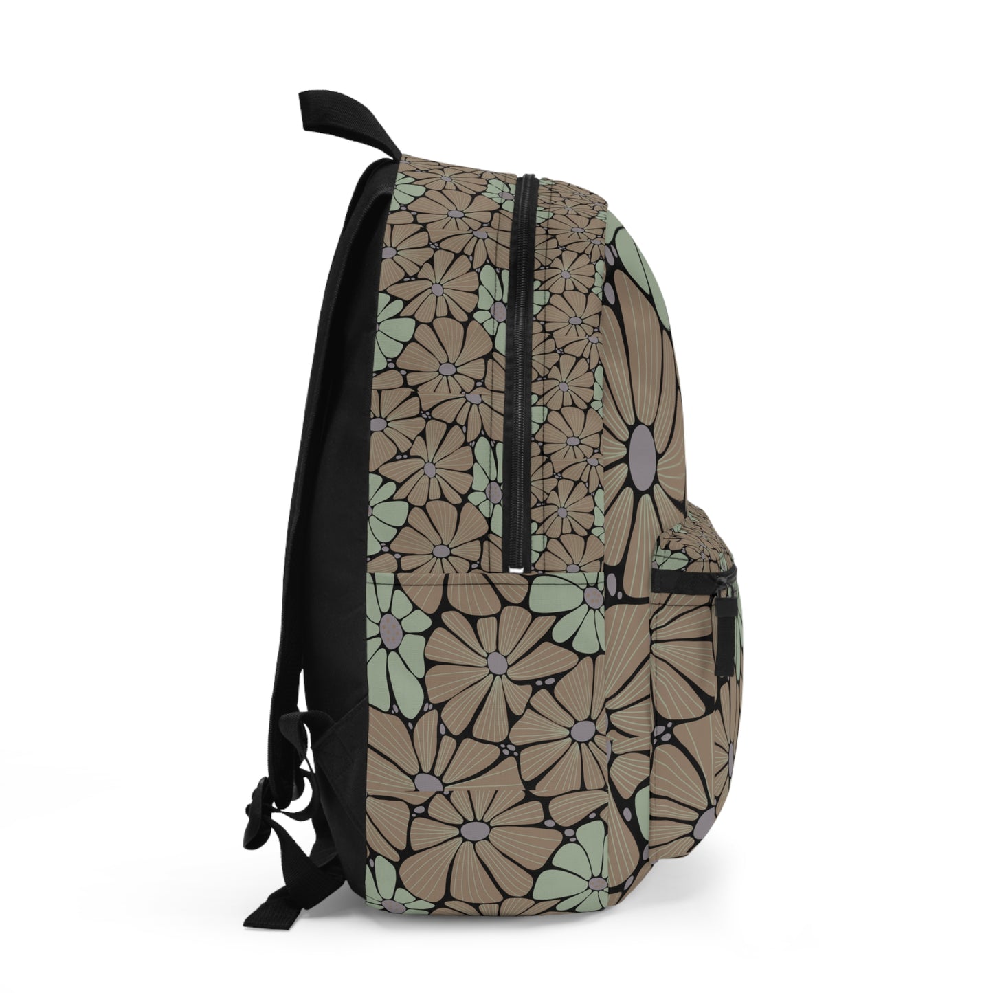 Eddy and Rita Women's Neutral Retro Floral Backpack - Premium Designer Bag