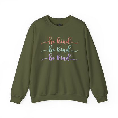 Be Kind: Women's Comfort Sweatshirt for Positive Vibes and Stylish Warmth - Eddy and Rita