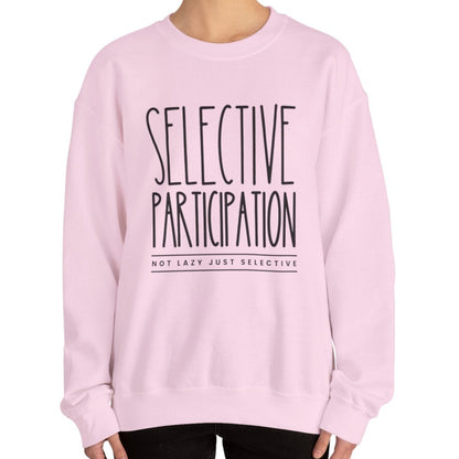 Selective Participation Women's Sweatshirt: Cozy Comfort with Individual Style - Eddy and Rita