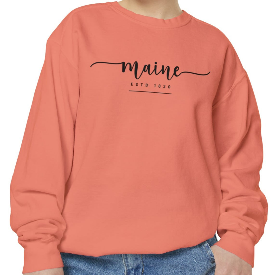 Comfort Colors Women's Sweatshirt - Maine Pride Pullover - Eddy and Rita