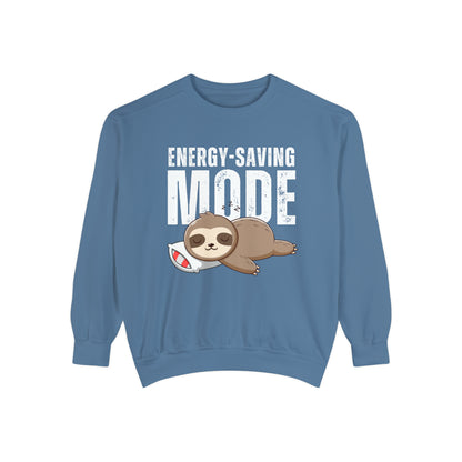 Women's Comfort Colors Sweatshirt with Energy-Saving Mode - Stay Cozy - Eddy and Rita