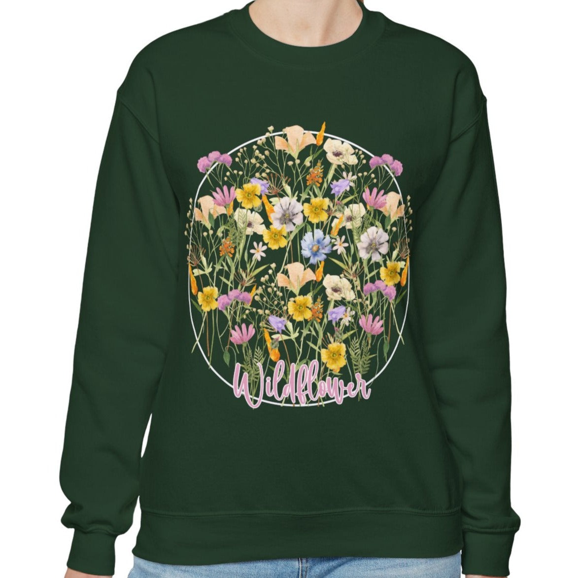 Wildflowers Bloom Women's Sweatshirt: Cozy Comfort with Nature-Inspired Style - Eddy and Rita