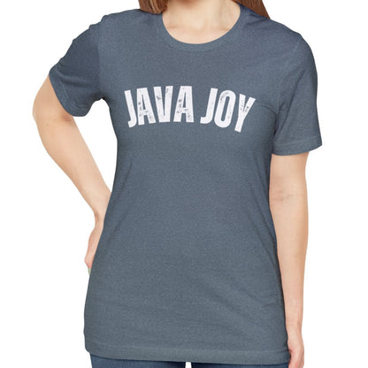 Java Joy Bliss - Women's Bella Canvas Jersey Tee for Comfort and Coffee Enthusiasts - Eddy and Rita