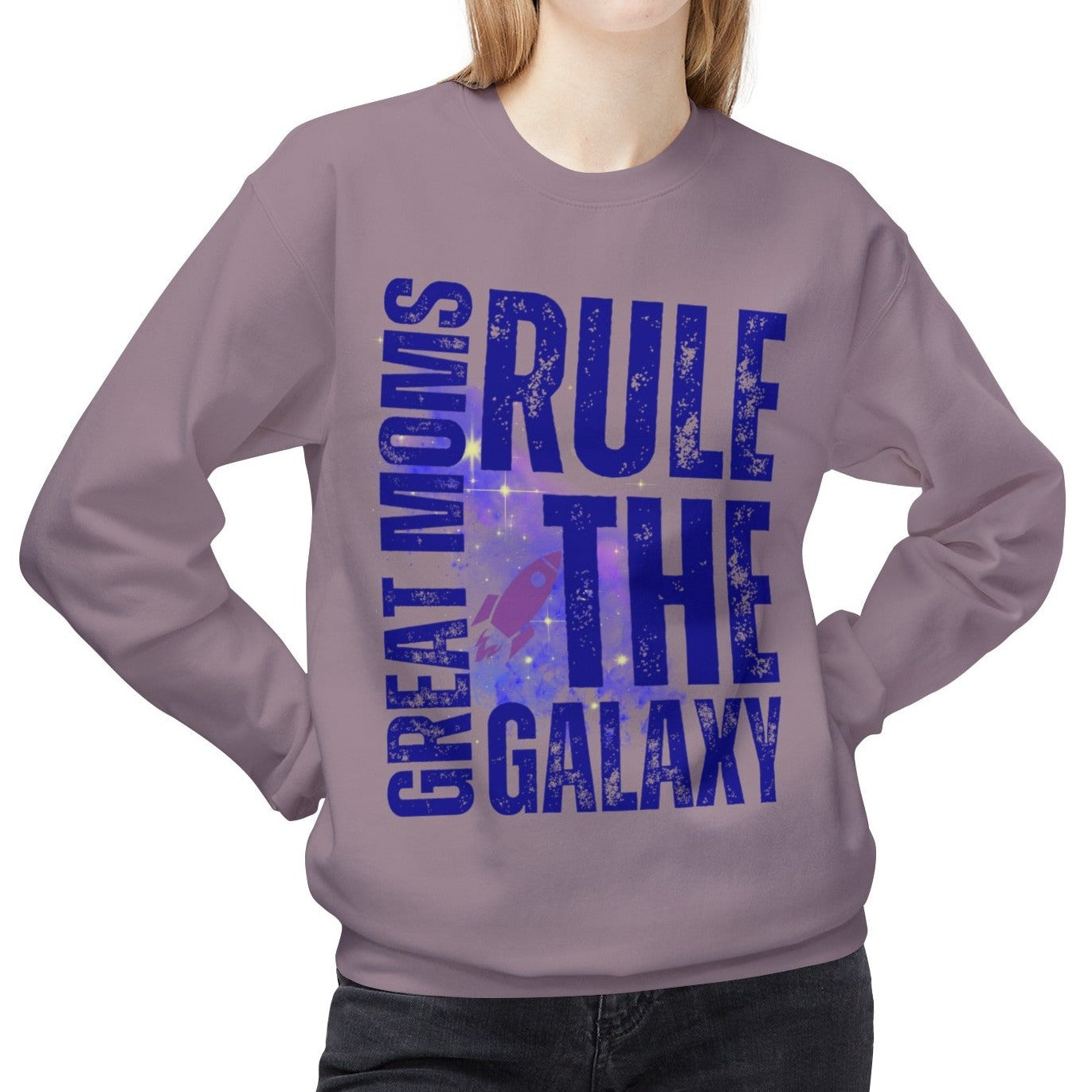 Galactic Mom Midweight Fleece Sweatshirt - Eddy and Rita