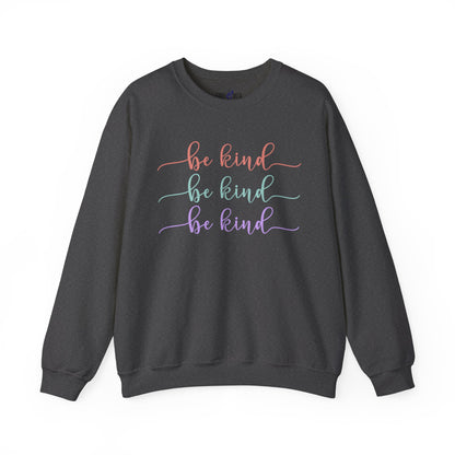 Be Kind: Women's Comfort Sweatshirt for Positive Vibes and Stylish Warmth - Eddy and Rita