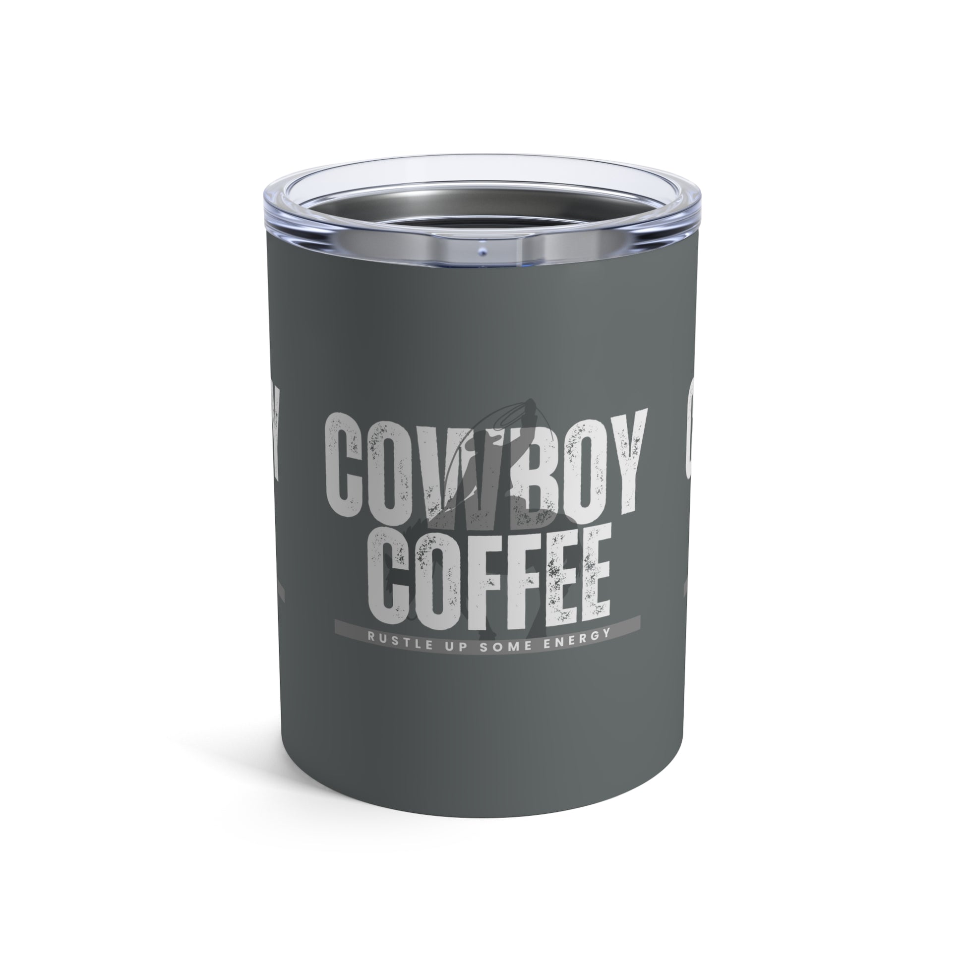 Cowboy Coffee - 10oz Stainless Tumbler - Eddy and Rita