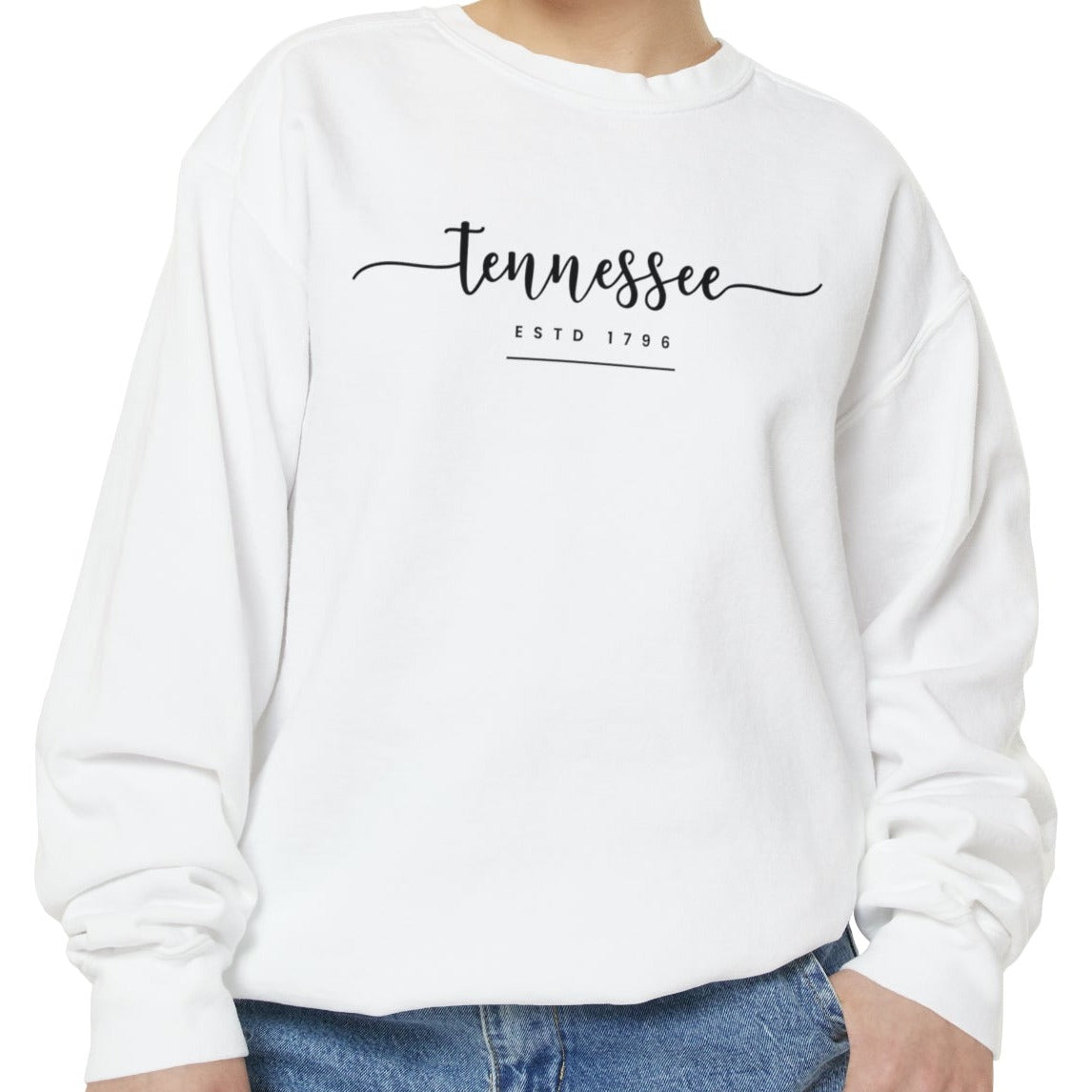 Tennessee Pride Cozy Comfort Colors Women's Sweatshirt - Eddy and Rita