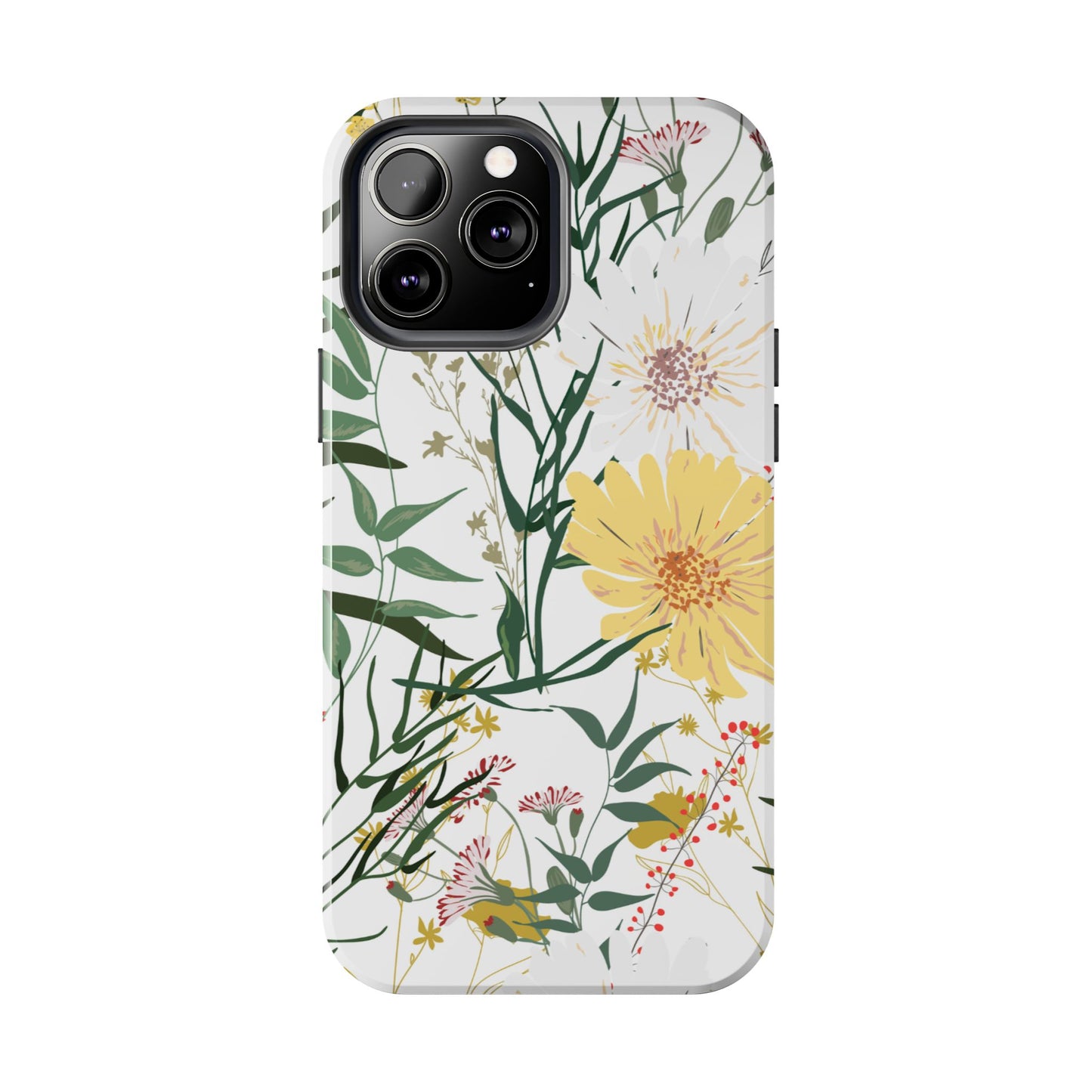 Tough Phone Case for iPhone – Botanical Flowers Design | Stylish and Durable Stocking Stuffer Gift