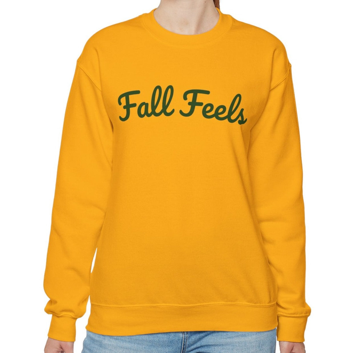 Eddy and Rita Women's Heavy Sweatshirt - "Fall Feels" Cozy Autumn Pullover