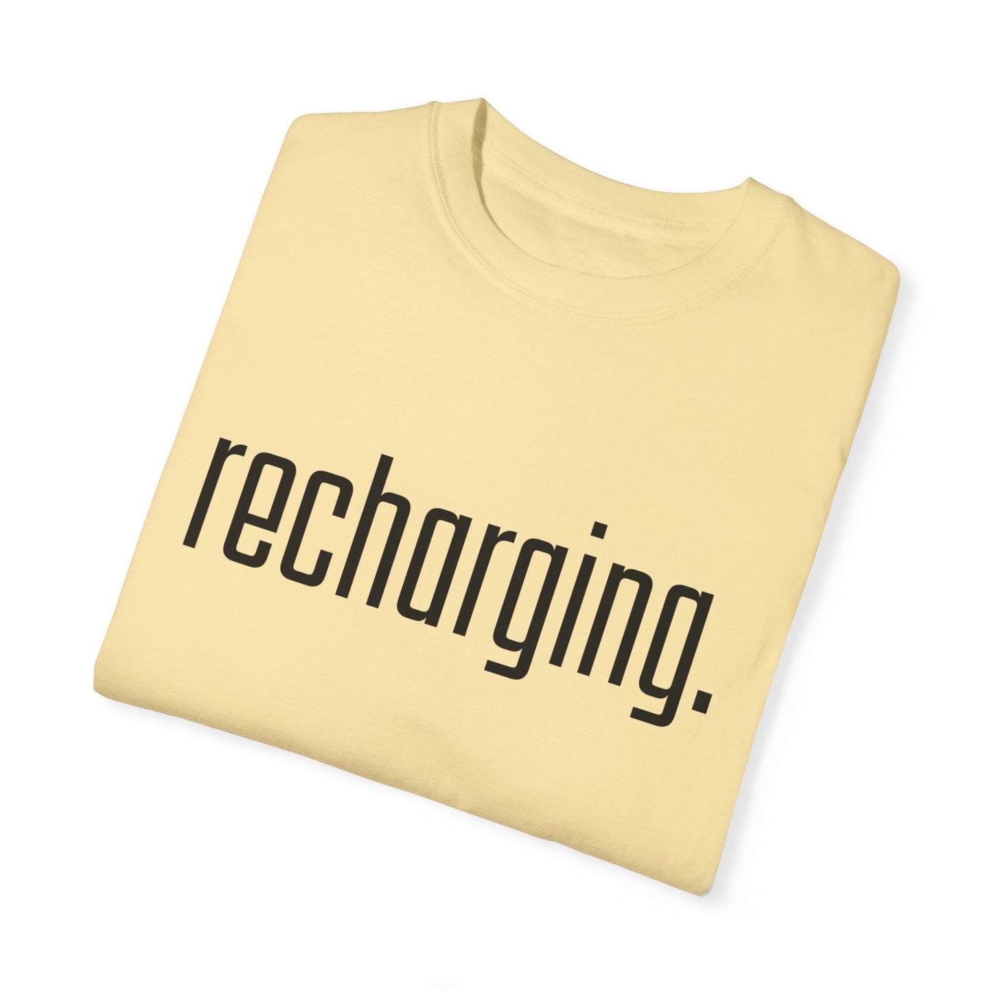 Recharging Women's Comfort Colors T-Shirt - Eddy and Rita