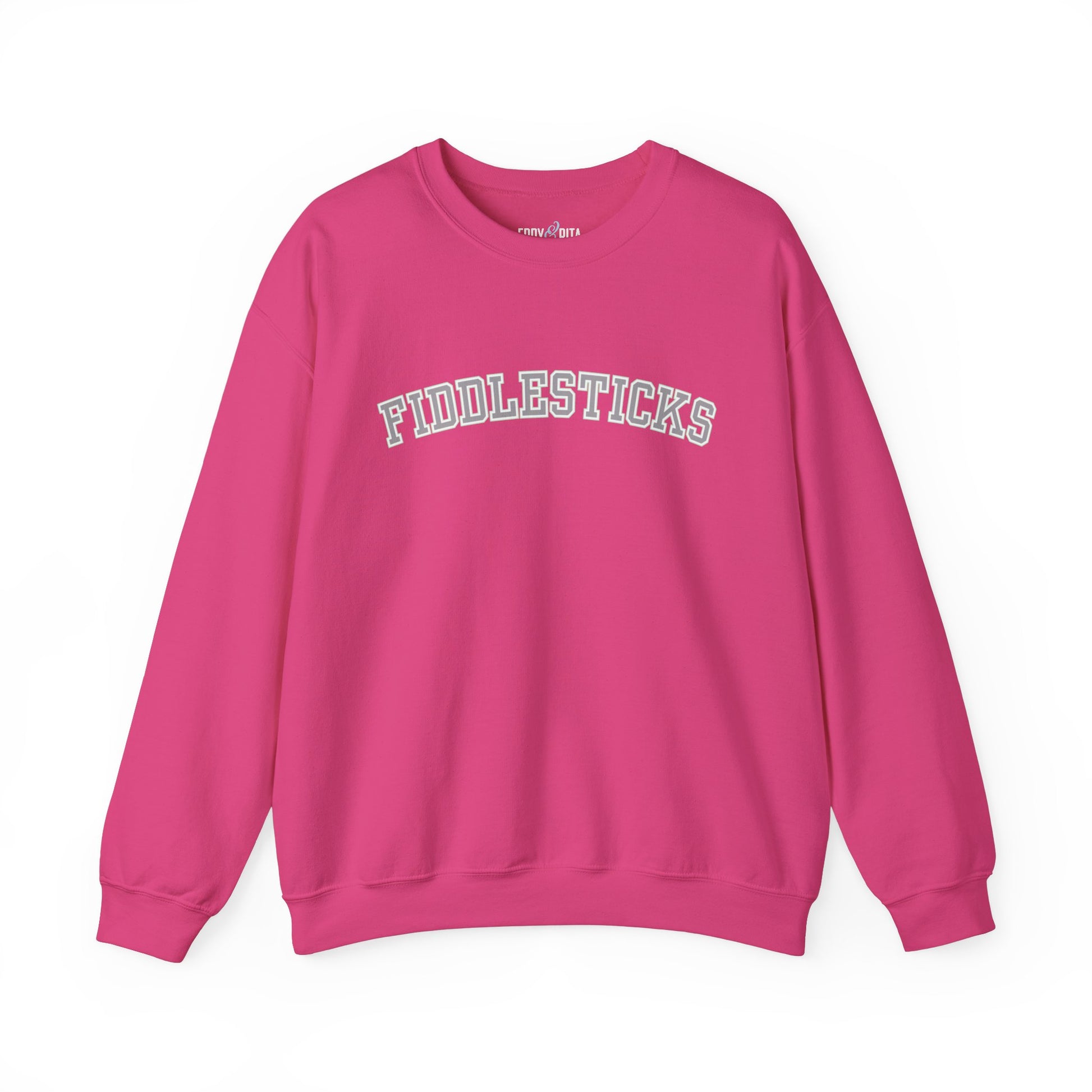 Fiddlesticks Women's Sweatshirt - Cozy Comfort with a Touch of Playful Charm - Eddy and Rita