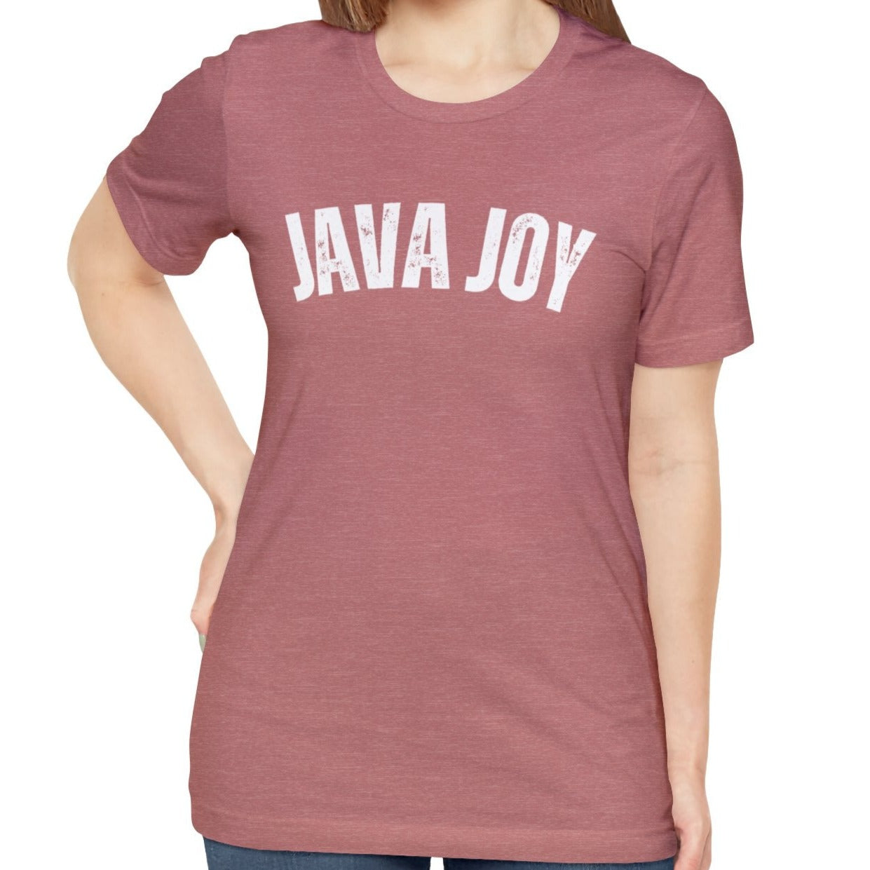 Java Joy Bliss - Women's Bella Canvas Jersey Tee for Comfort and Coffee Enthusiasts - Eddy and Rita