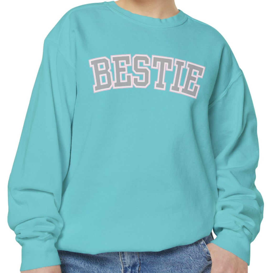 Bestie Bliss Women's Comfort Colors Sweatshirt - Eddy and Rita