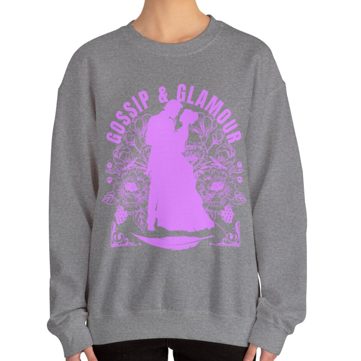 Eddy and Rita Women's Heavy Sweatshirt - "Gossip & Glamour" Bridgerton Tribute - Elegant Graphic Pullover