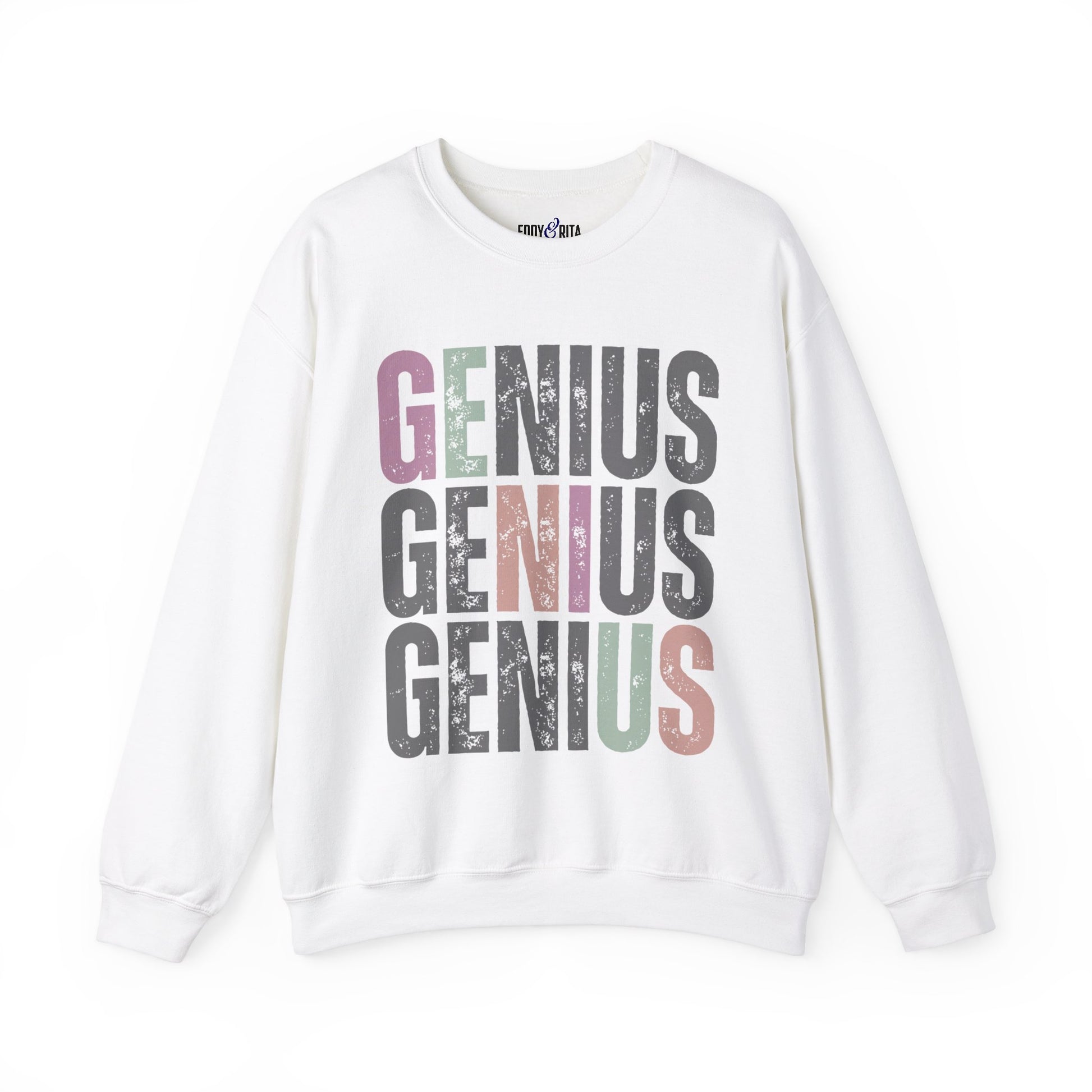 Trendy Genius Women's Sweatshirt - Eddy and Rita