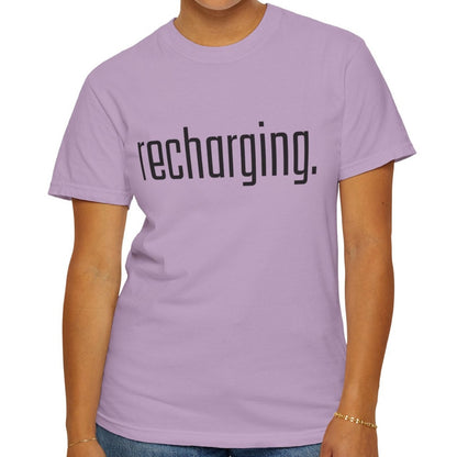 Recharging Women's Comfort Colors T-Shirt - Eddy and Rita