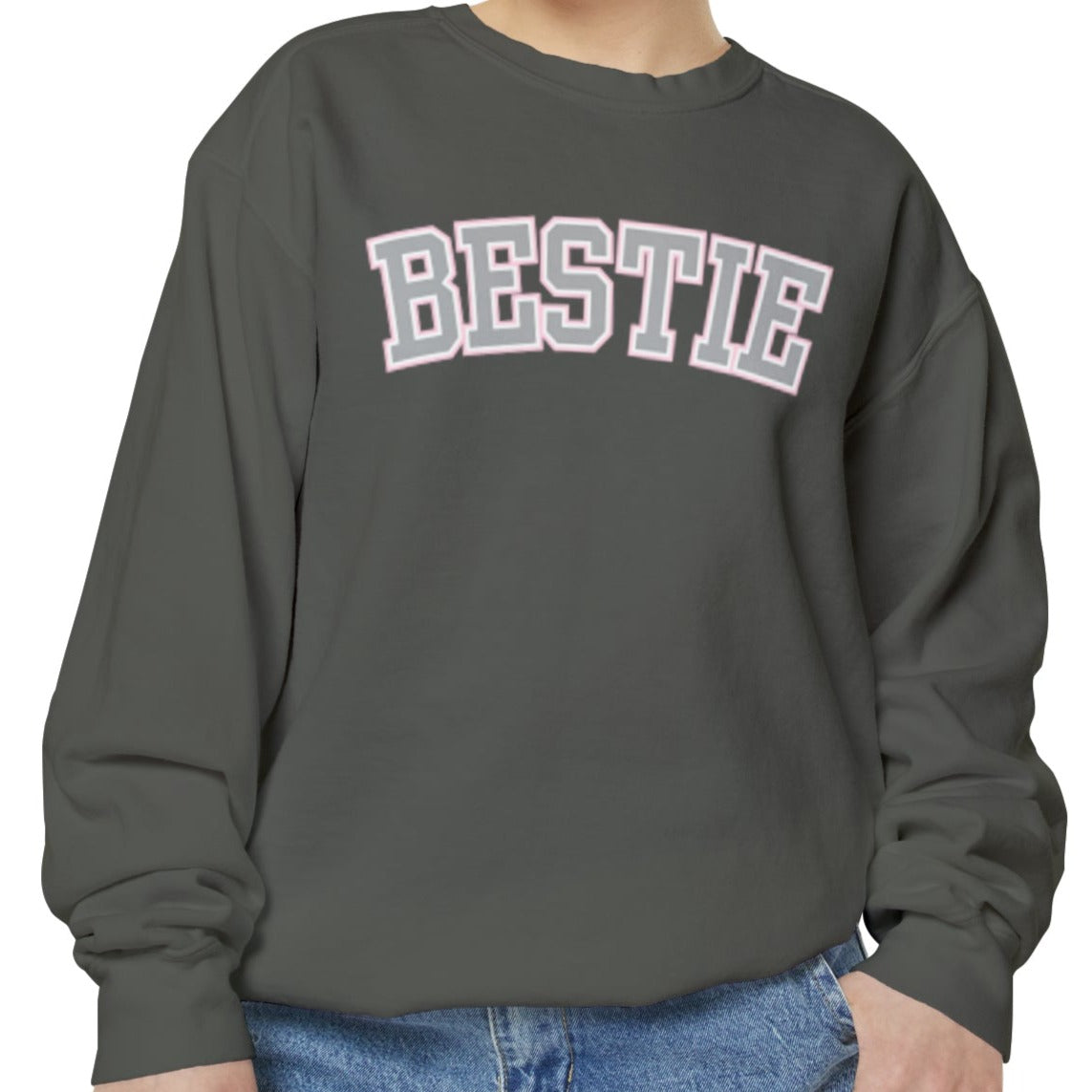 Bestie Bliss Women's Comfort Colors Sweatshirt - Eddy and Rita