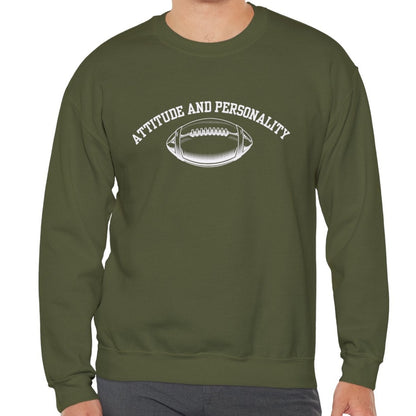 Attitude and Personality Men's Sweatshirt: Define Your Style with Confident Comfort - Eddy and Rita