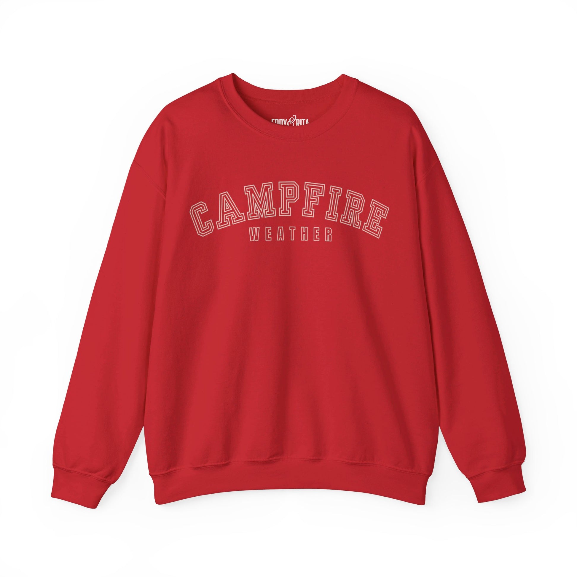 Women's Heavy Blend Sweatshirt – "Campfire Weather" Cozy Graphic Sweatshirt