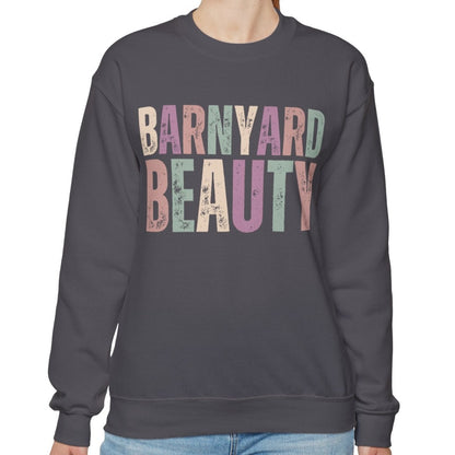 Barnyard Beauty Women's Sweatshirt: Embrace Farm Life in Comfort - Eddy and Rita