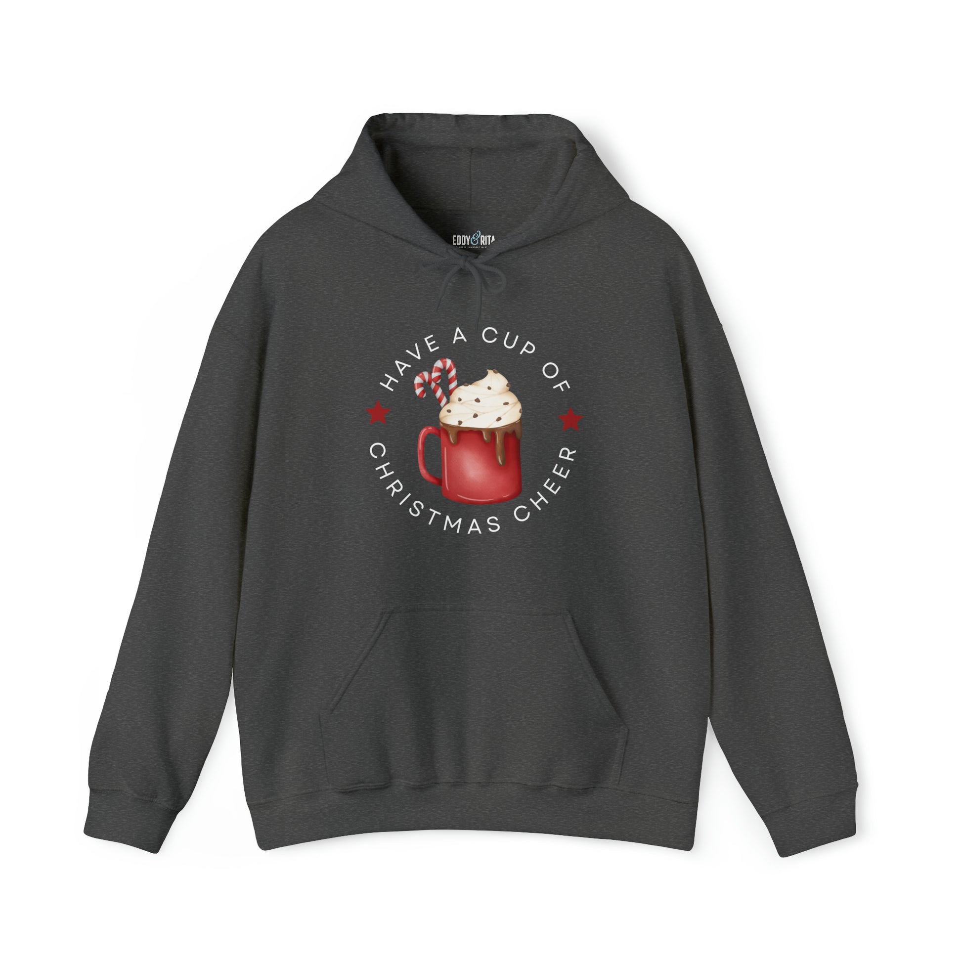 Women's Hoodie: Have a Cup of Christmas Cheer - Cozy Festive Apparel for Holiday Joy! - Eddy and Rita